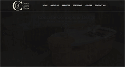 Desktop Screenshot of concreteanddesign.com